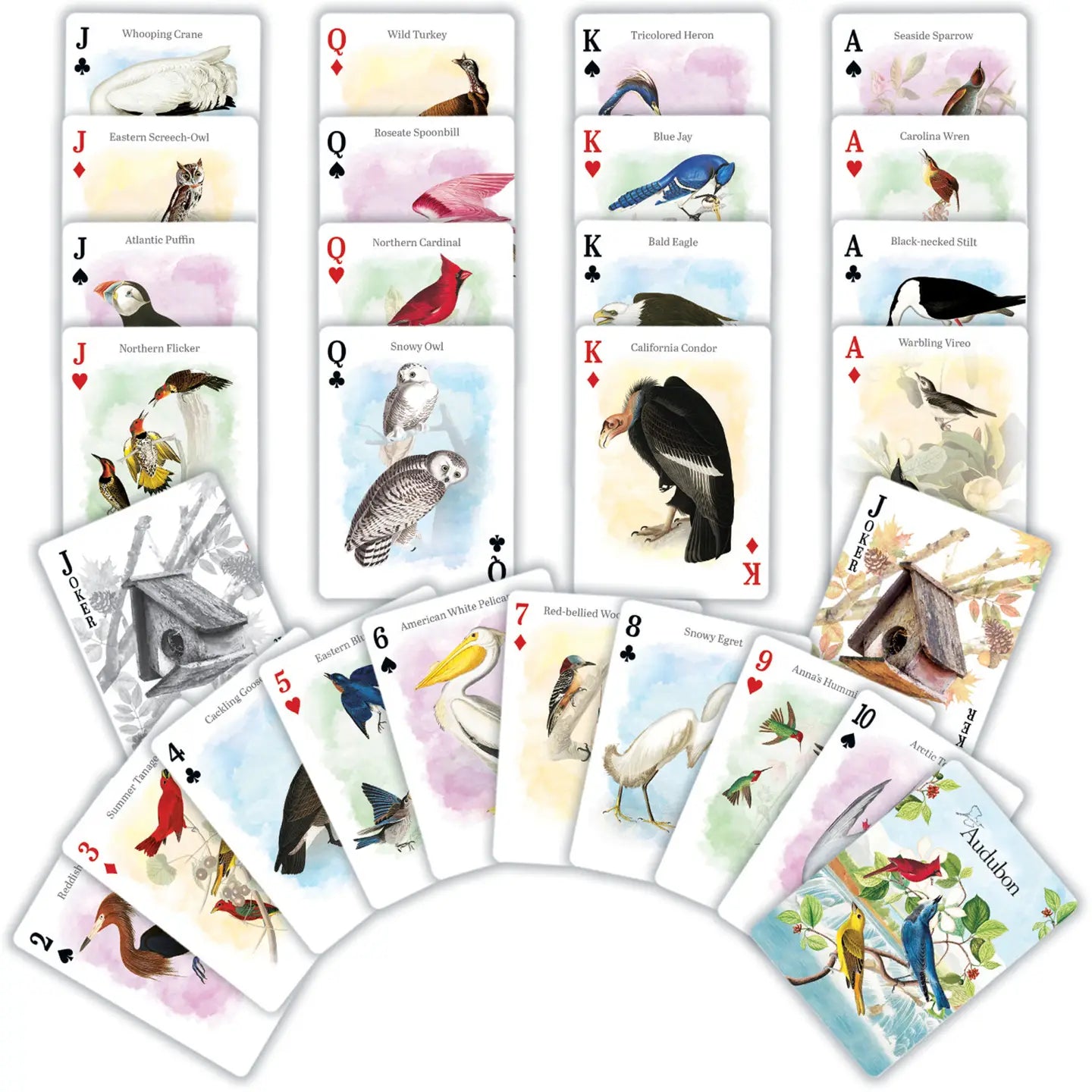 Audubon Playing Cards by Masterpieces