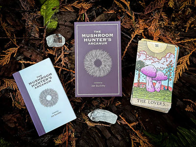 The Mushroom Hunter’s Arcanum - Gold Gilded, Fungi-Themed Tarot Deck