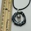 Geode Agate Necklace with Clear Quartz