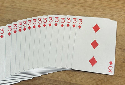 Purple One-Way Forcing Deck - 3 of Diamonds