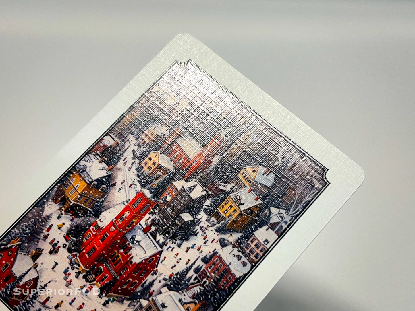 Winter Village Playing Cards