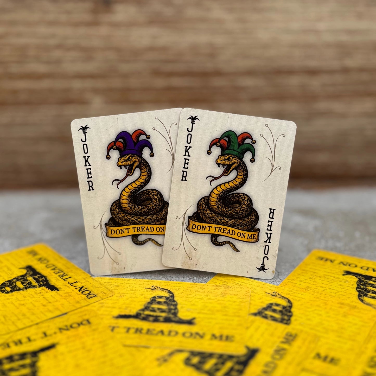 Don’t Tread on Me Playing Cards