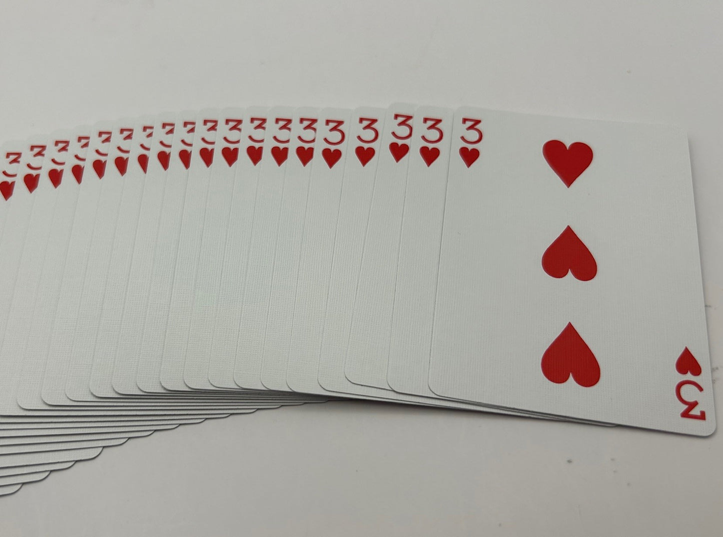 Blue One-Way Forcing Deck - 3 of Hearts