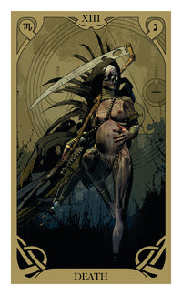 Night Sun Mini Tarot Deck Deck Lo Scarabeo