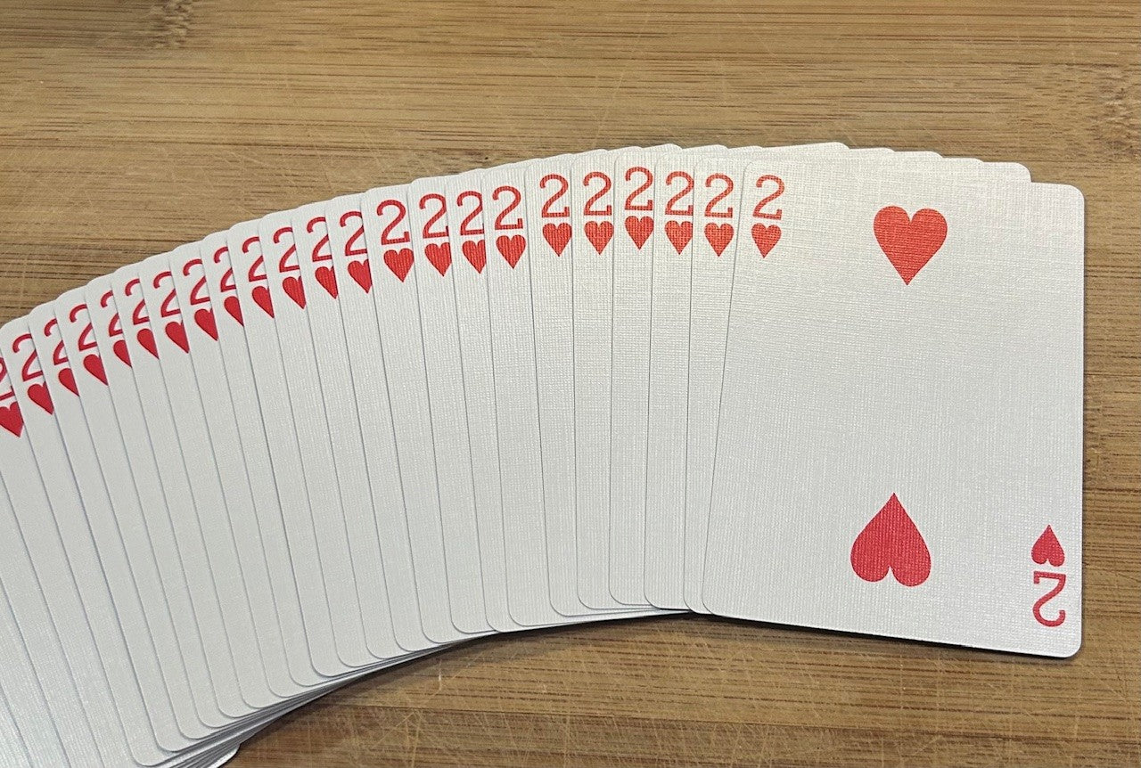 Blue One-Way Forcing Deck - 2 of Hearts