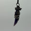 Dragon Pendant Necklace in Amethyst