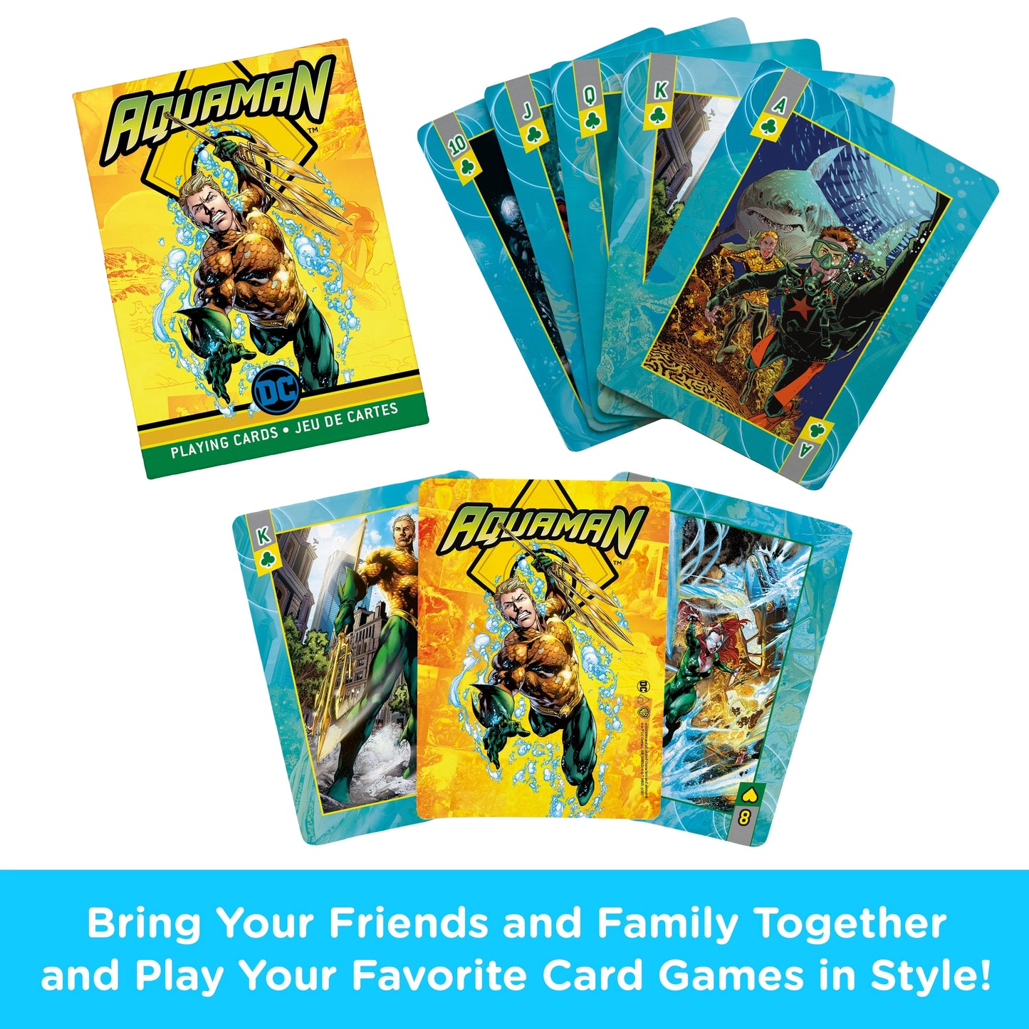 DC Comics Aquaman Comics Playing Cards – Unleash Your Inner Superhero