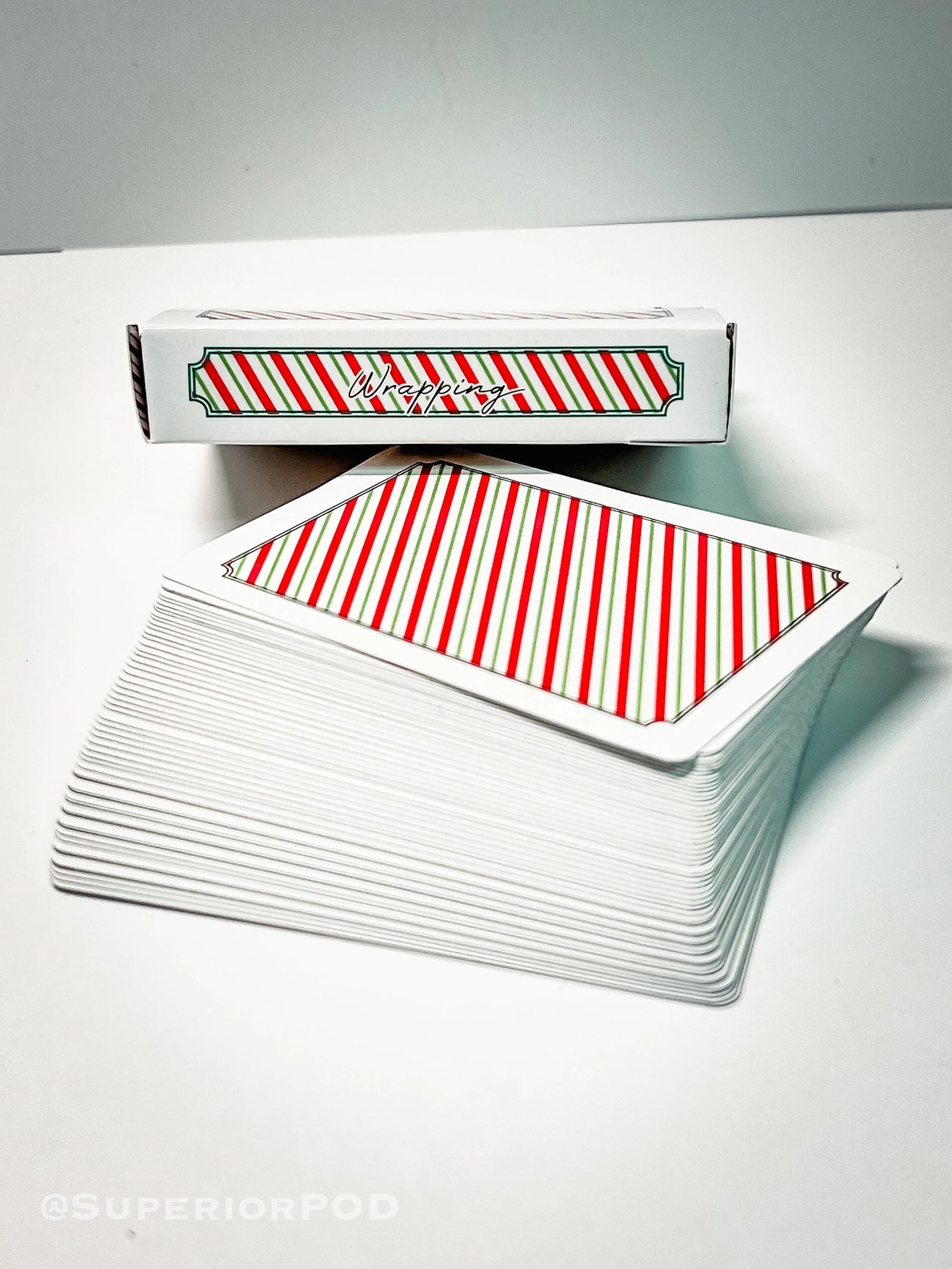 Christmas Wrapping Playing Cards