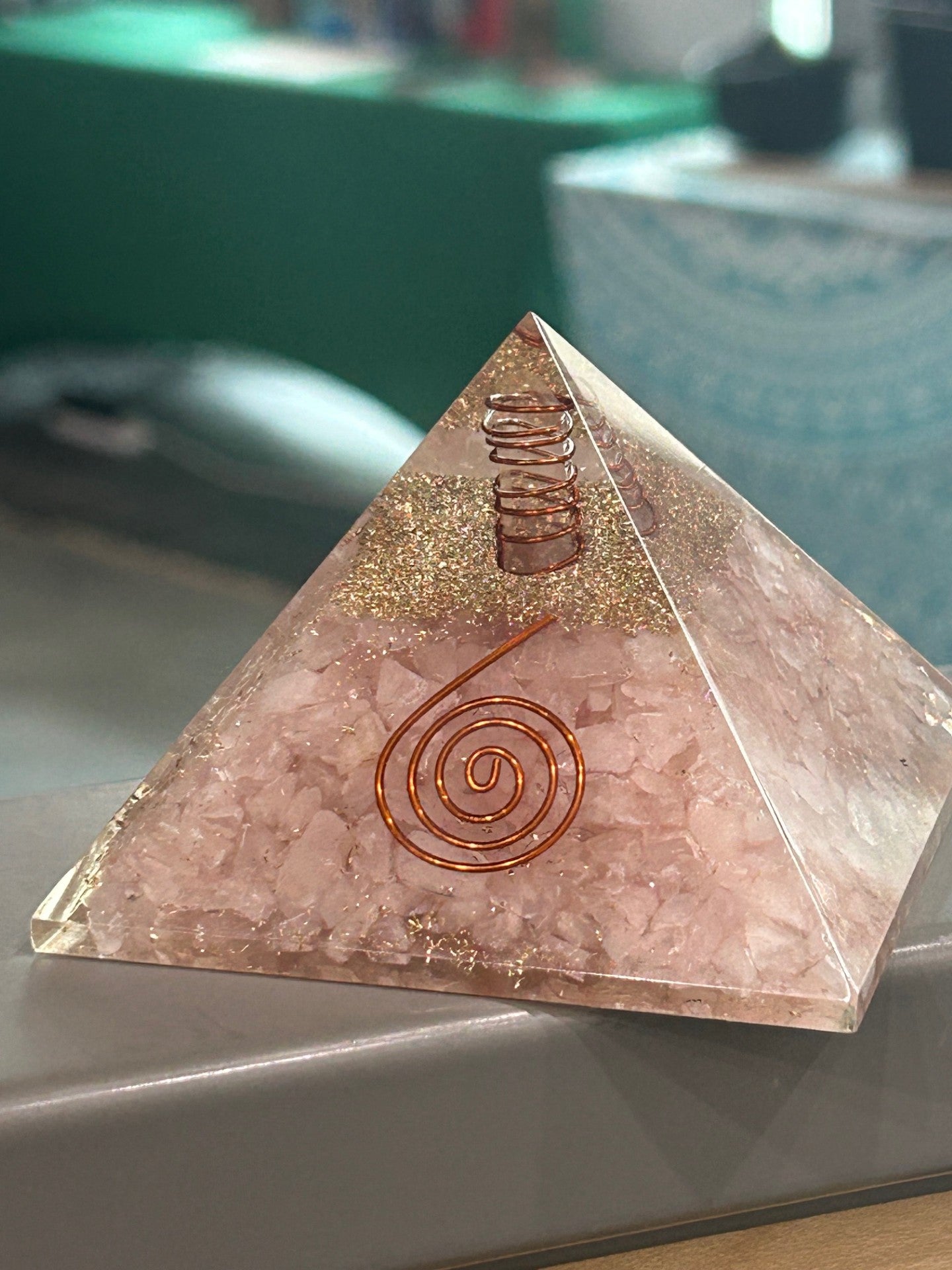 Rose Quartz Pyramid
