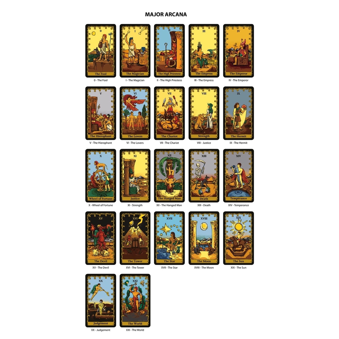 Tarot of the Nile Tarot Cards Deck