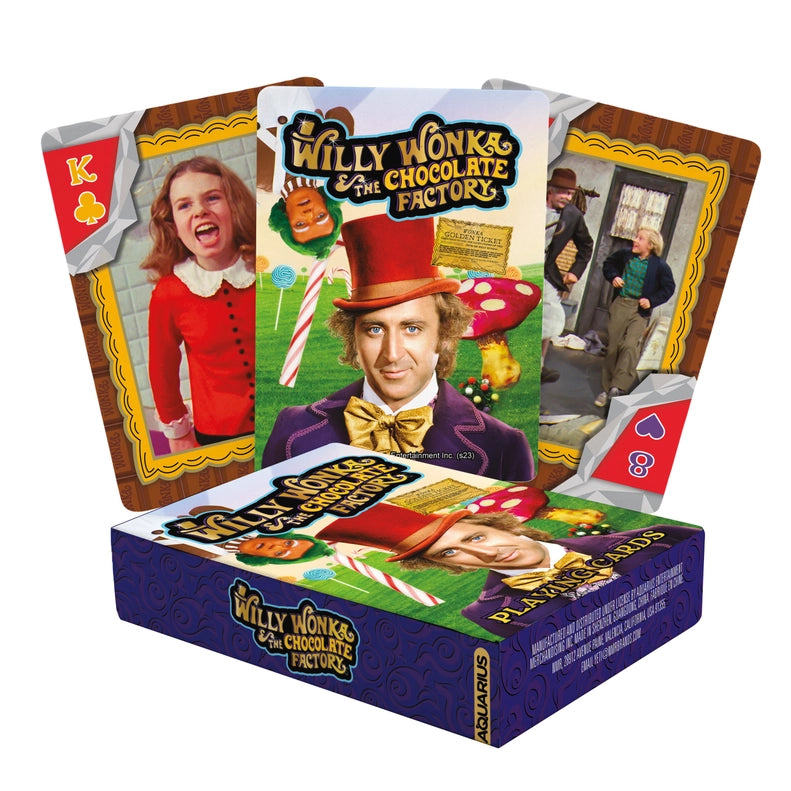 Willy Wonka Playing Cards by Aquarius