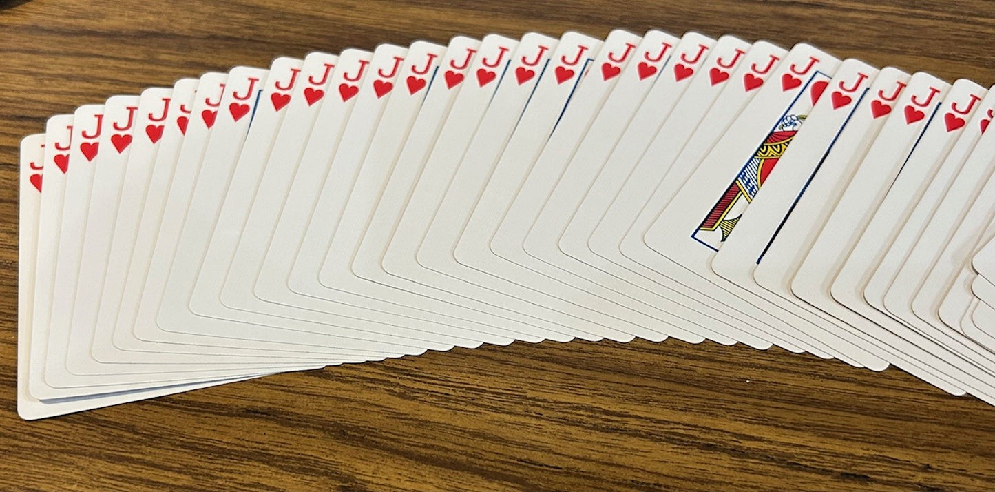 Red One-Way Forcing Deck - Jack of Hearts