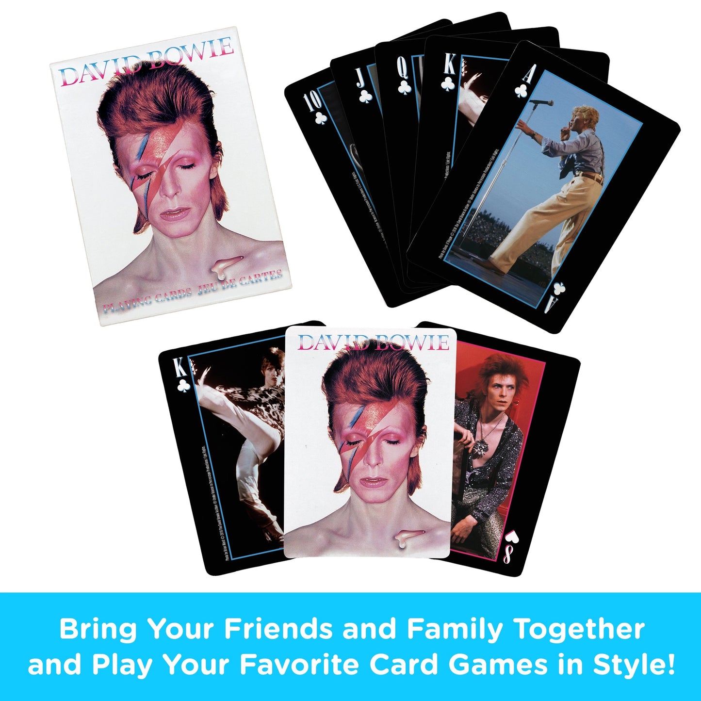 David Bowie Playing Cards by Aquarius - A Tribute to the Iconic Star
