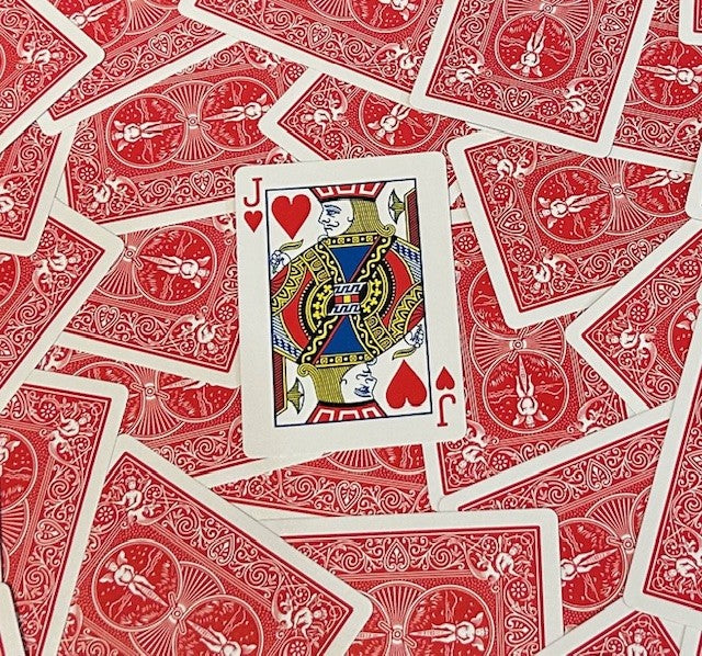 Red One-Way Forcing Deck - Jack of Hearts