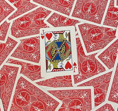 Red One-Way Forcing Deck - Jack of Hearts