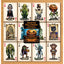 Haunted Halloween: Gallery of Monster Weirdos Playing Cards