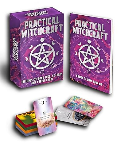 Practical Witchcraft Box Kit 50 Cards + Chart