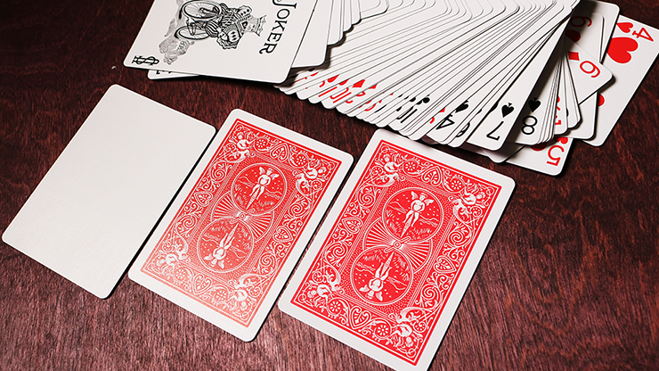 Red Rider Back Bicycle Playing Cards