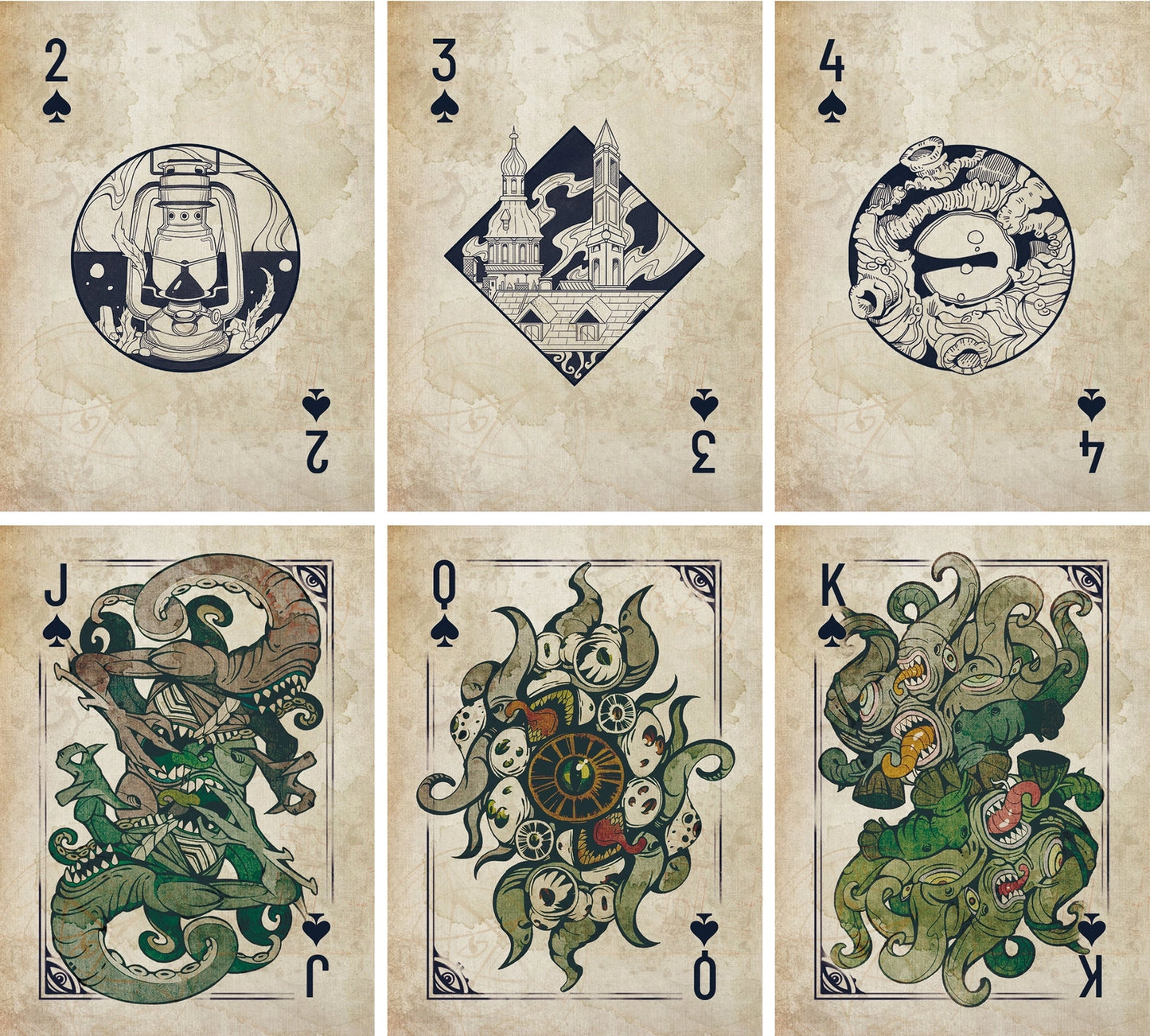 Great Old One Cthulhu Mythos Playing Cards