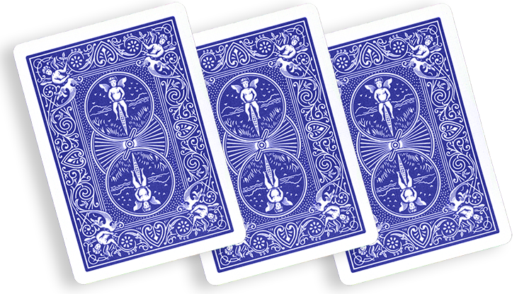 Blue One Way Forcing Deck - 6 of Clubs