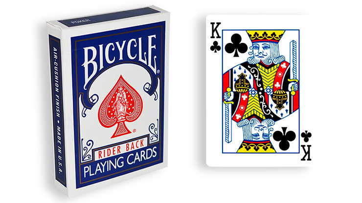 Blue One-Way Forcing Deck - K of Clubs