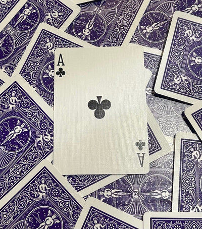 Purple One-Way Forcing Deck - Ace of Clubs