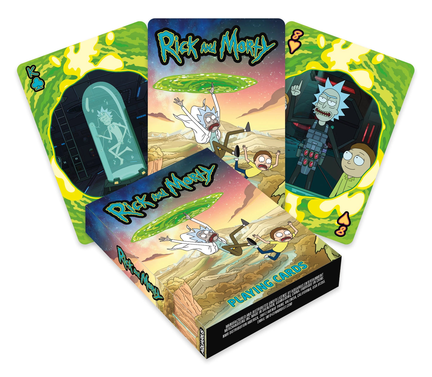 Rick and Morty Official Playing Cards by Aquarius