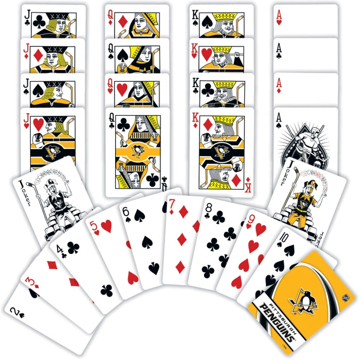 Pittsburgh Penguins Playing Cards by Masterpieces