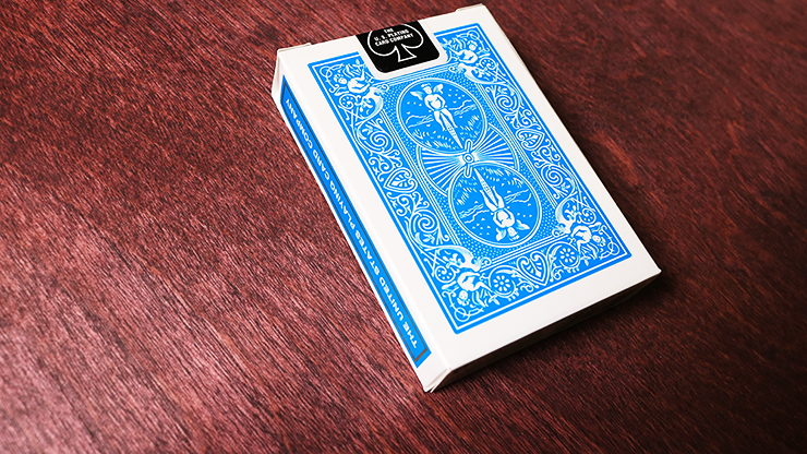 Turquoise Rider Back Bicycle Playing Cards