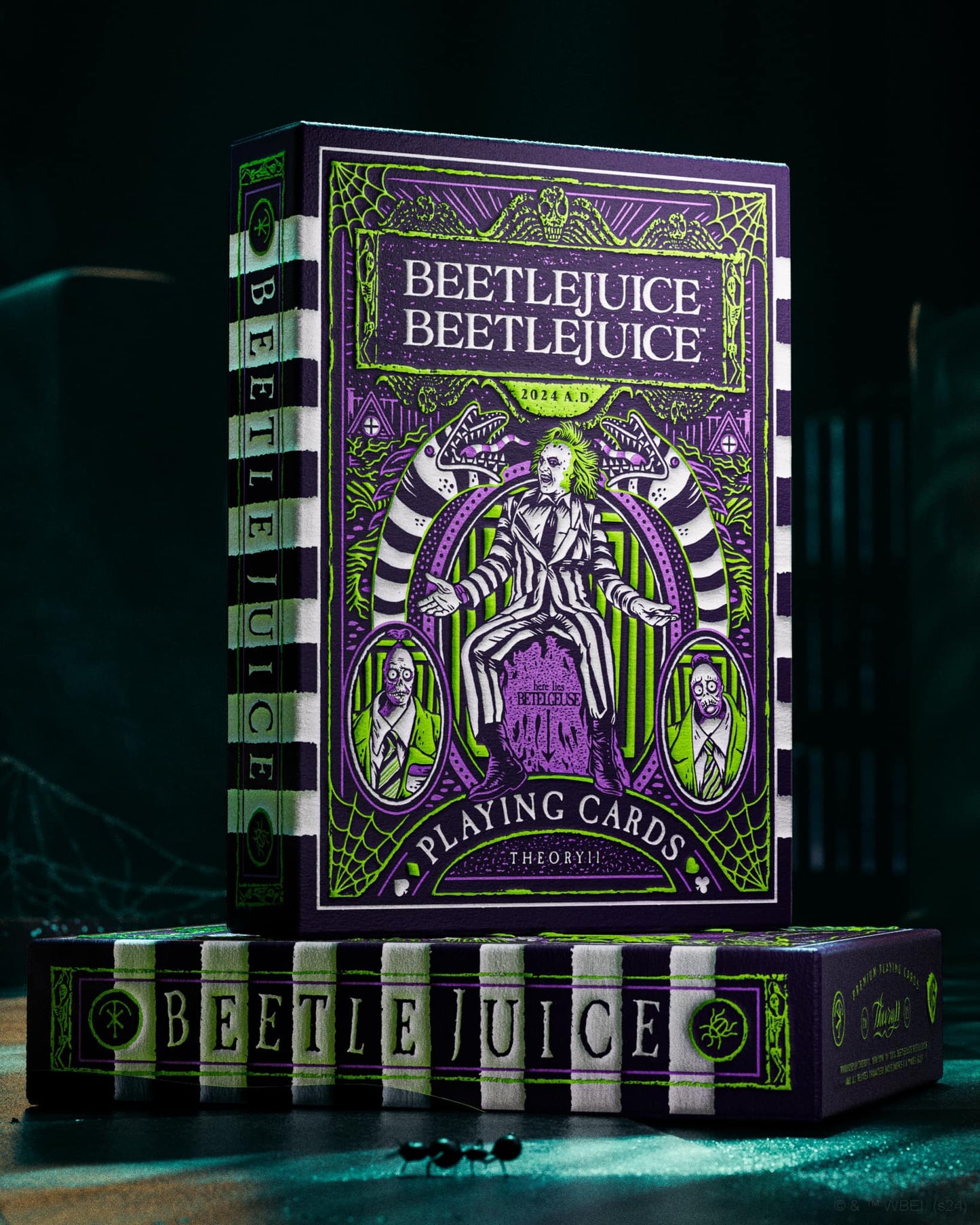 Beetlejuice, Beetlejuice...BEETLEJUICE! Premium playing cards