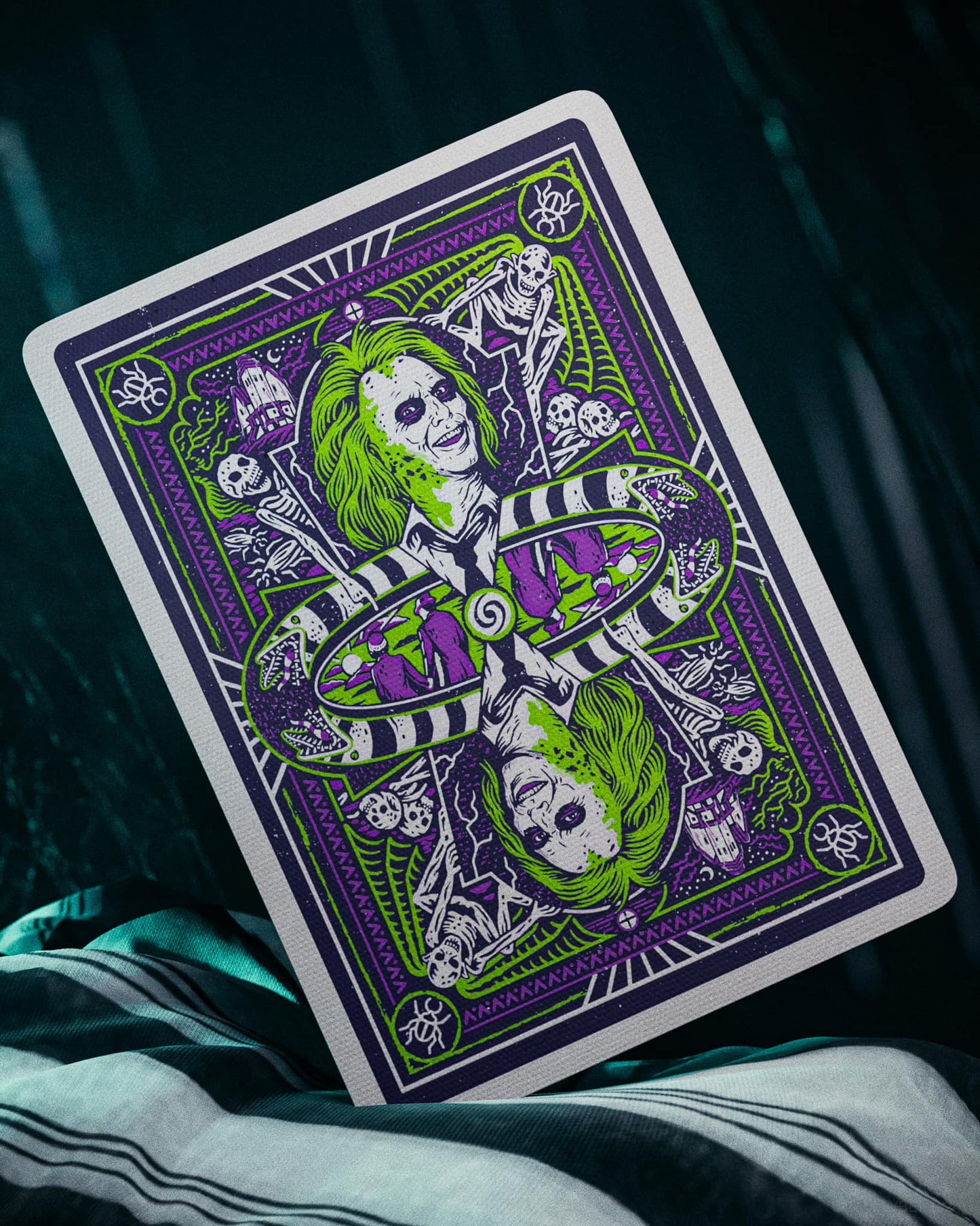 Beetlejuice, Beetlejuice...BEETLEJUICE! Premium playing cards