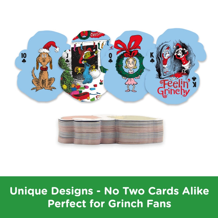 Grinch Raffle Card The Grinch Christmas Shaped Playing Cards by Aquarius ...