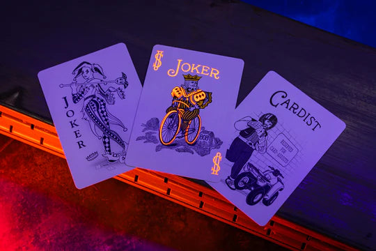 Bicycle Neon Solar-Orange Playing Cards