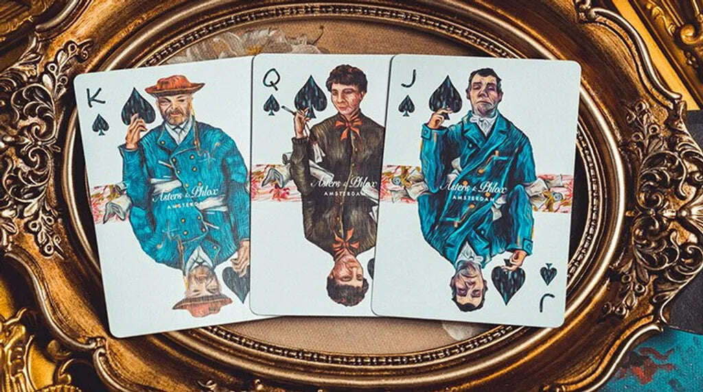 PlayingCardDecks.com-Van Gogh Asters & Phlox Playing Cards USPCC