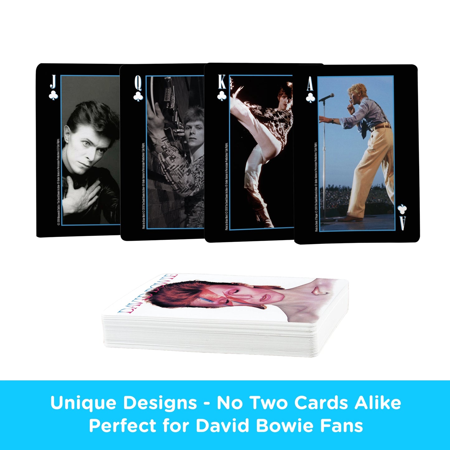 David Bowie Playing Cards by Aquarius - A Tribute to the Iconic Star