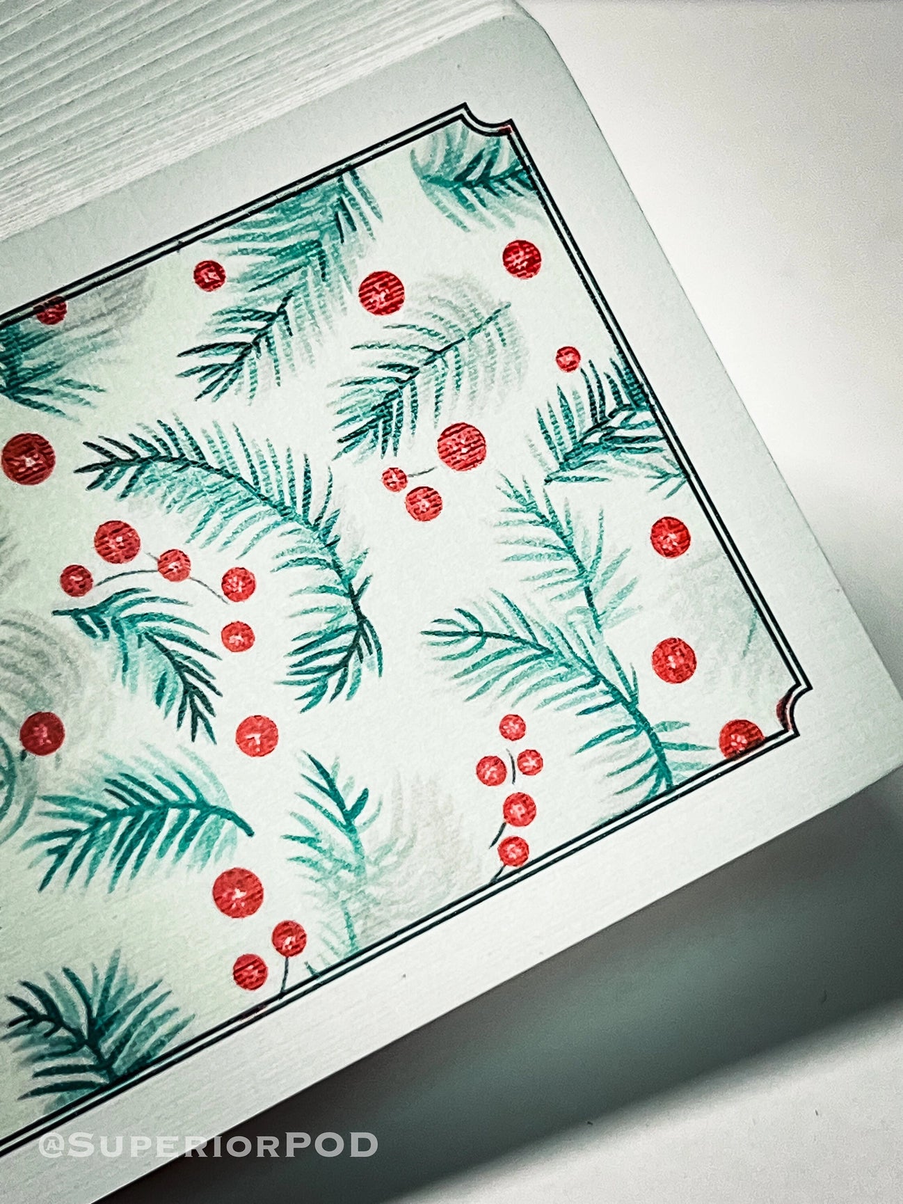 Christmas Holly Playing Cards