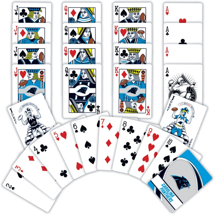 Carolina Panthers Playing Cards by Masterpieces