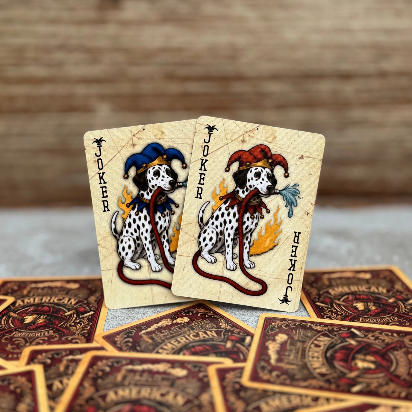 American Firefighter Playing Cards