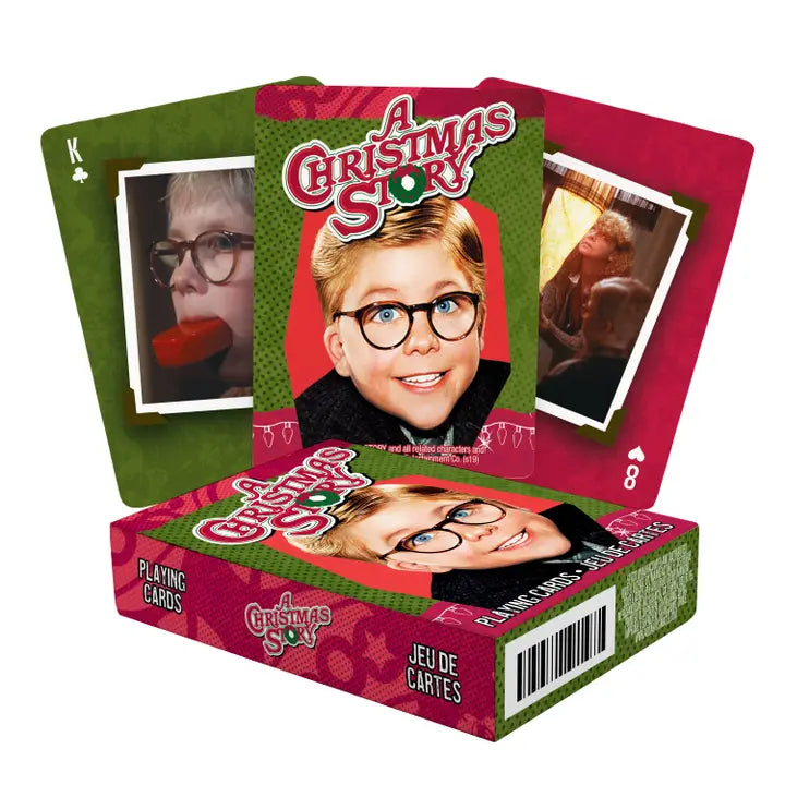 A Christmas Story Photos Playing Cards by Aquarius