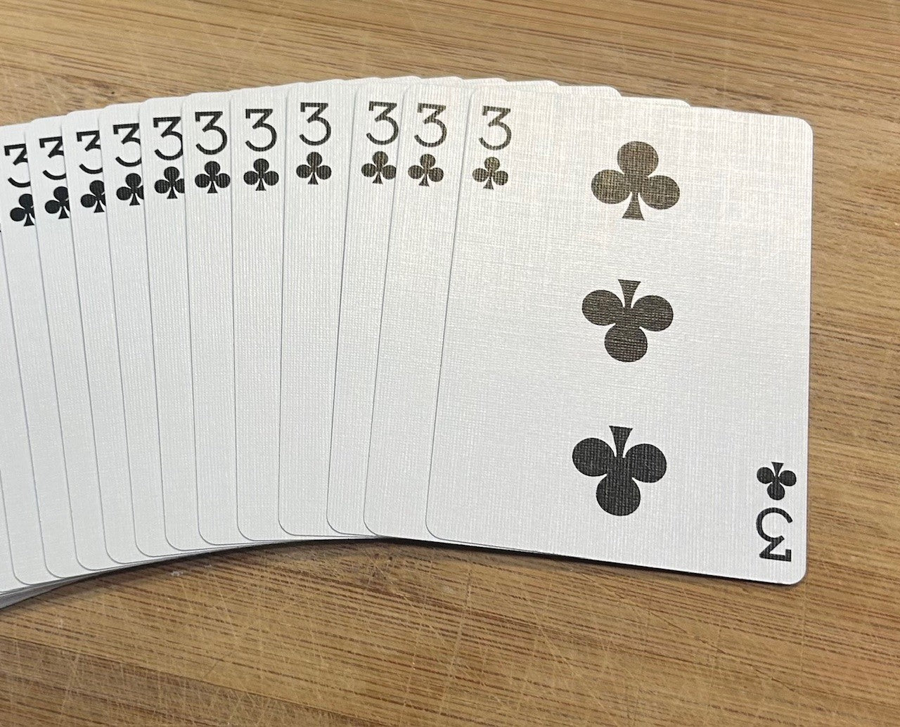Blue One-Way Forcing Deck - 3 of Clubs