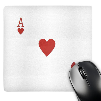 Ace of Hearts Playing Card - Mouse Pad