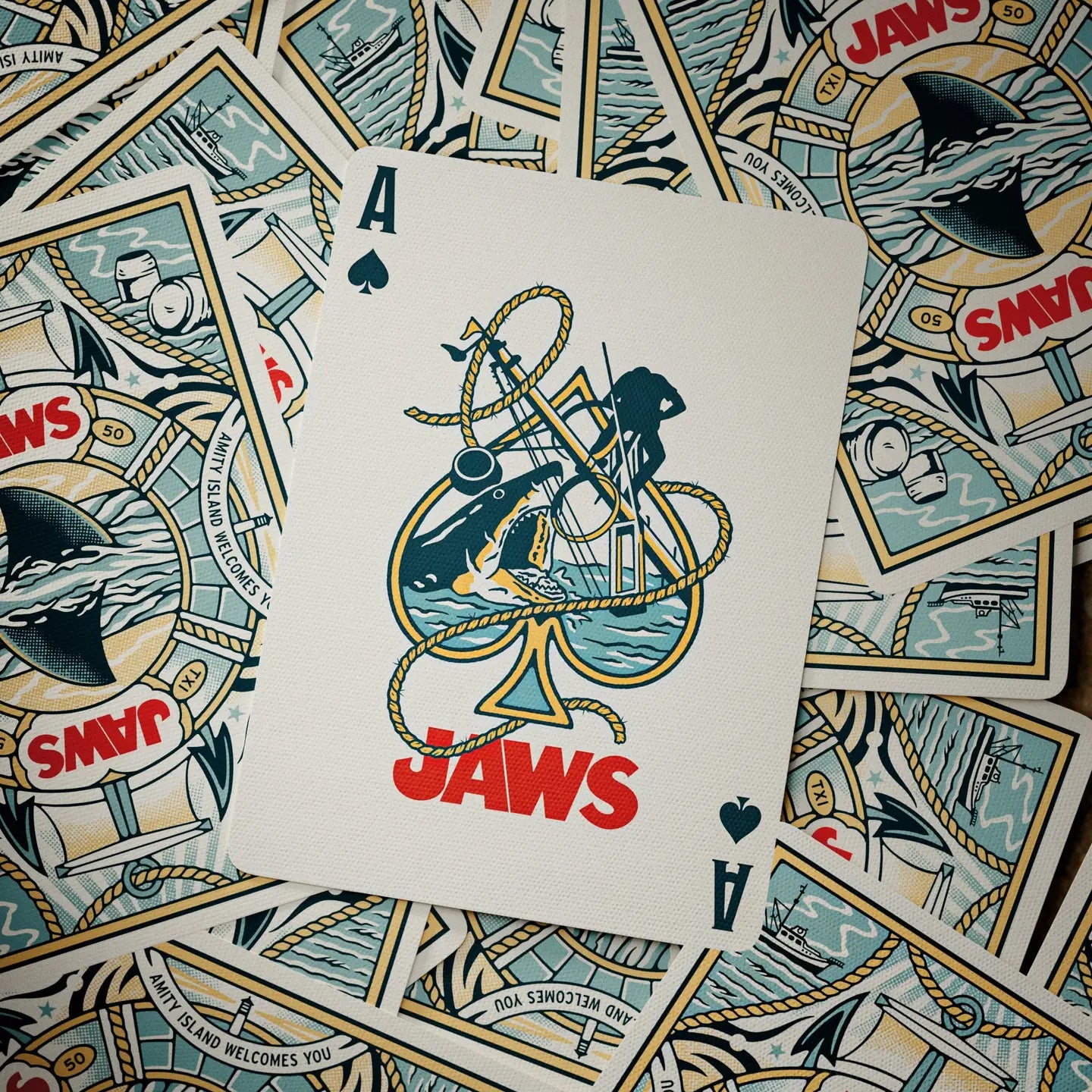 Jaws Playing Cards by theory11 - You’re gonna need a bigger boat!  🛥️ 🦈
