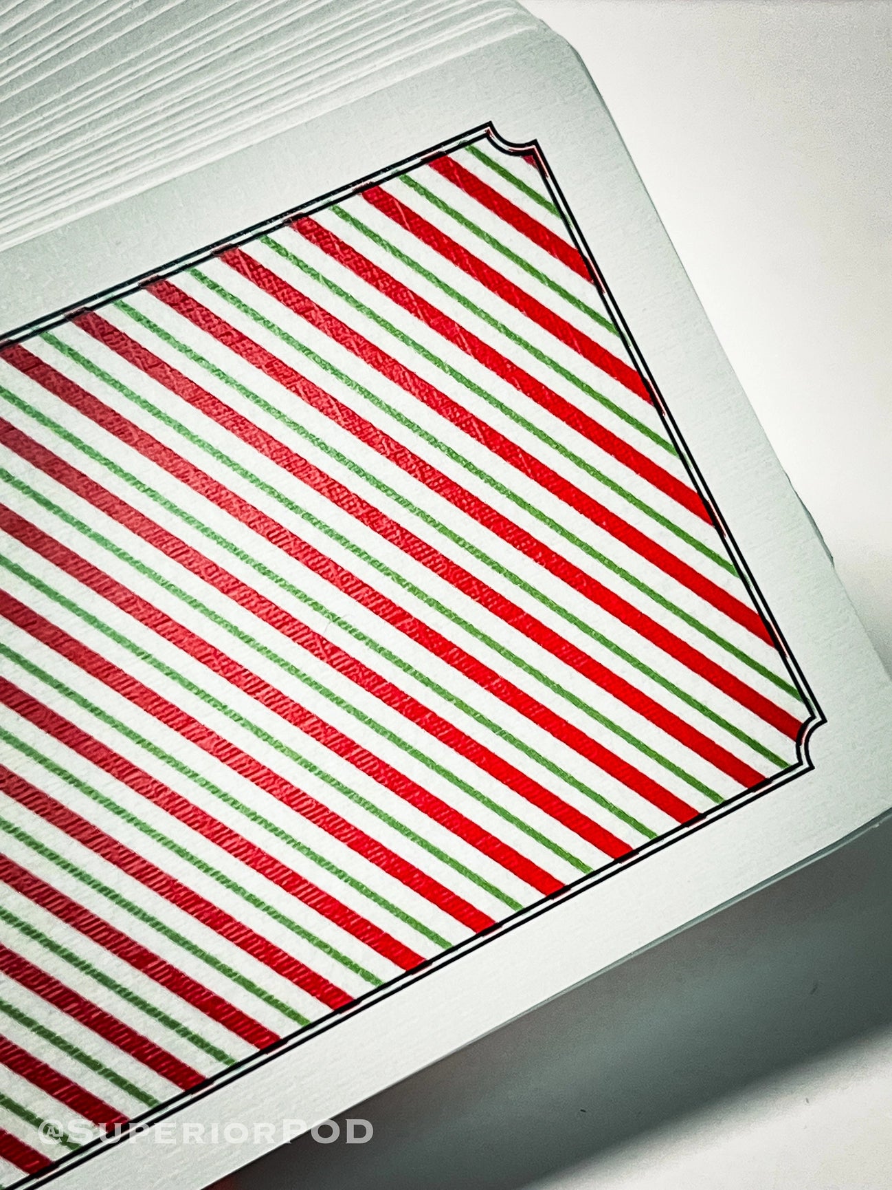 Christmas Wrapping Playing Cards