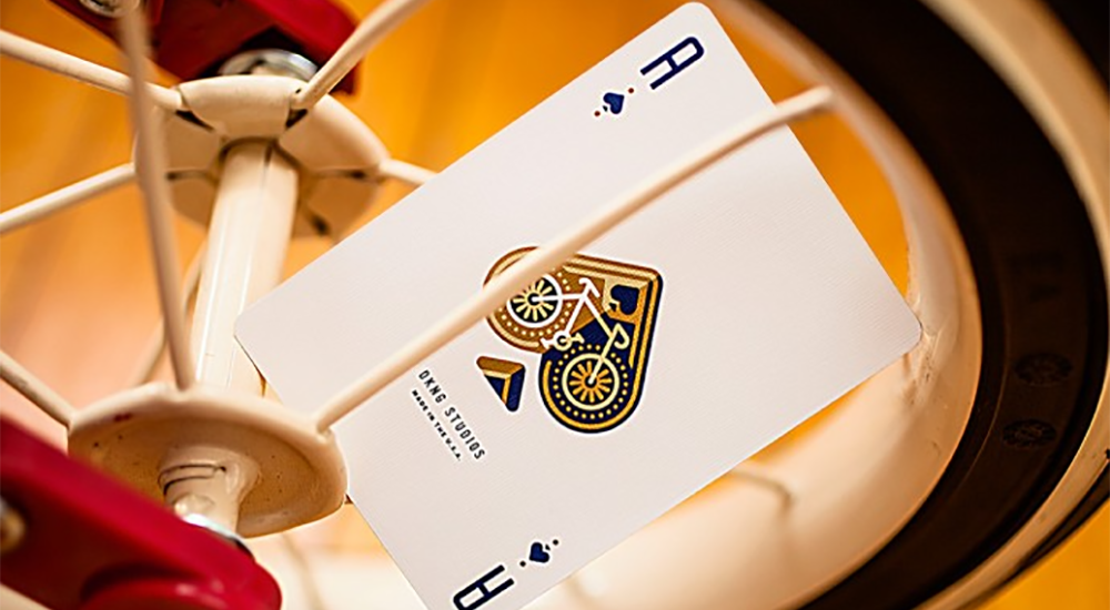 DKNG Red Wheel Playing Cards by Art of Play