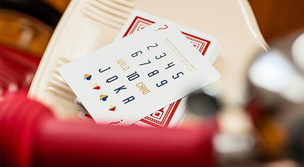 DKNG Red Wheel Playing Cards by Art of Play