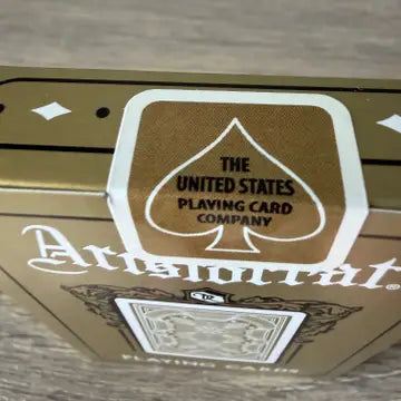 Aristocrat 727 Gold 110th Anniversary Playing Cards