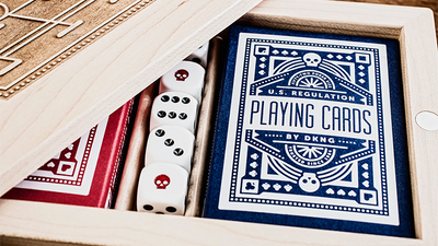 DKNG Blue Wheel Playing Cards by Art of Play
