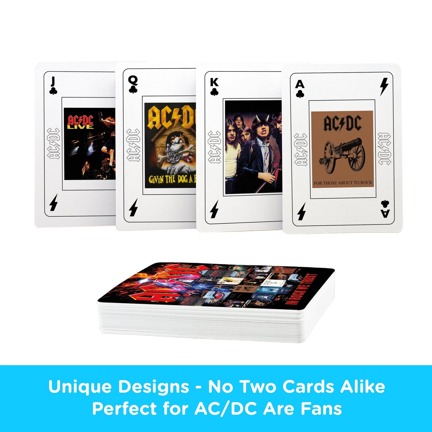 AC/DC Playing Cards by Aquarius – "In Rock We Trust"
