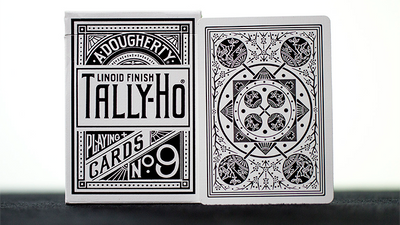 White Tally-Ho Fan Back Playing Cards