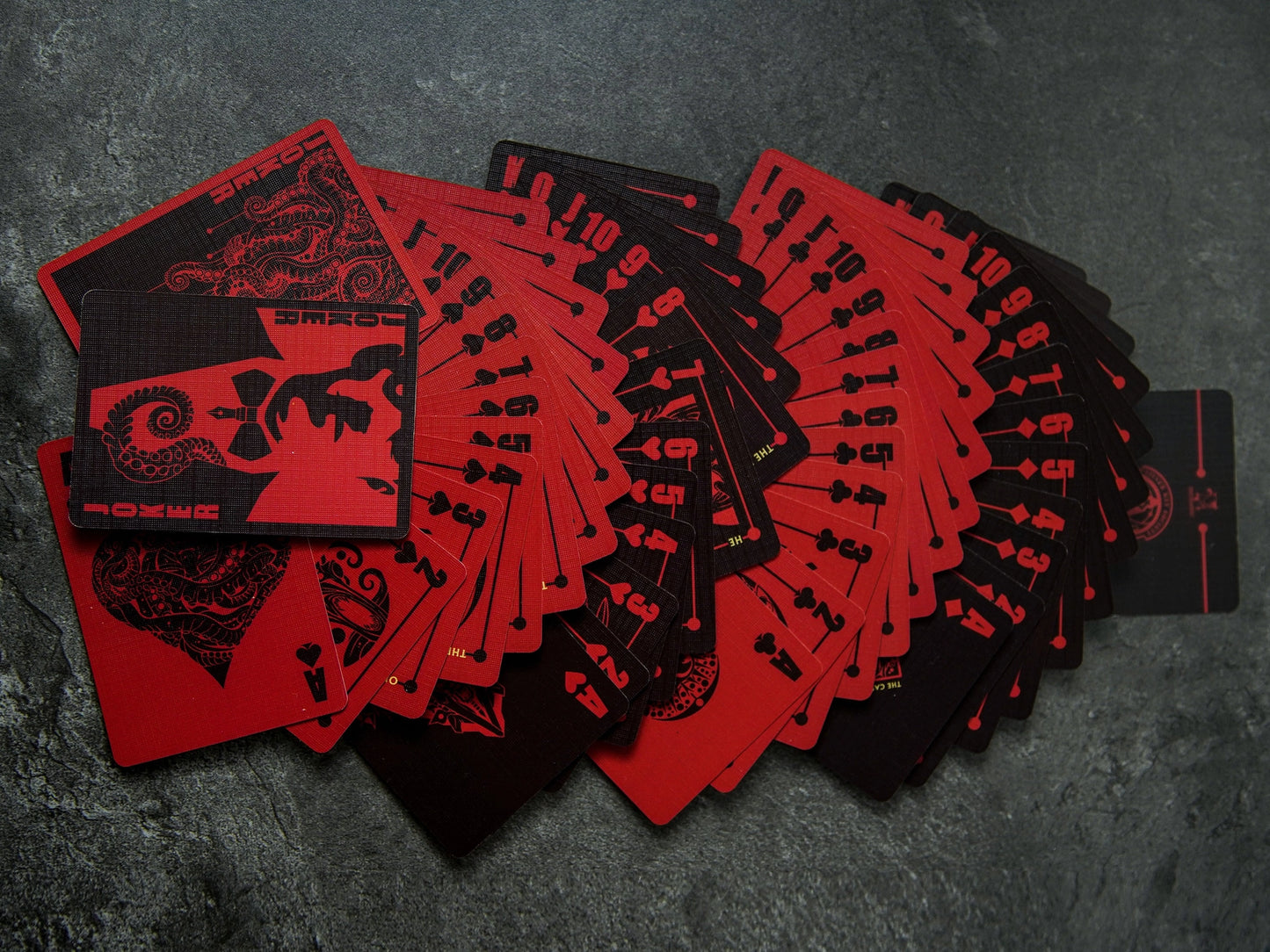 Lovecraft A-K Cthulhu Mythos Playing Cards - Red